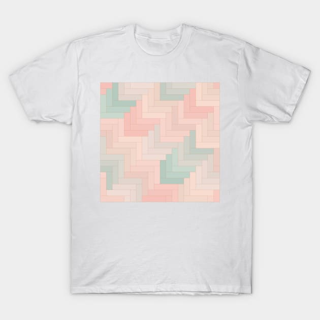 Pastel Chevron I. T-Shirt by matise